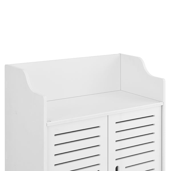Armario de baño Trosa 72x60x32 cm WPC en.casa