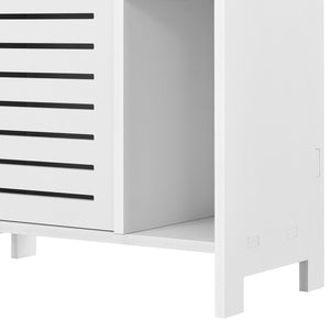 Armario de baño Vansbro 96x48x24 cm WPC en.casa
