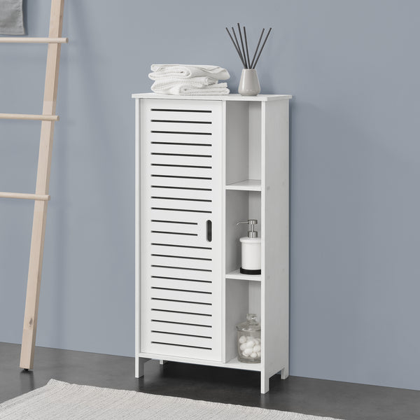Armario de baño Vansbro 96x48x24 cm WPC en.casa