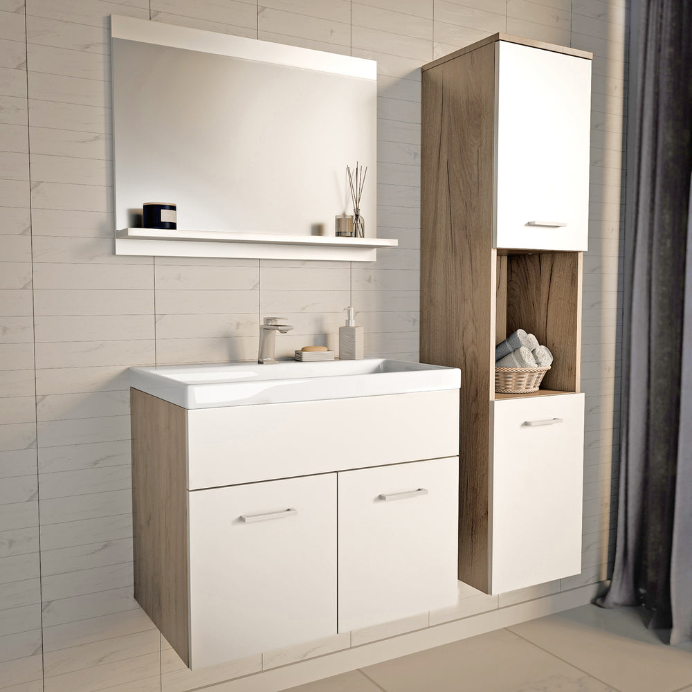 Conjunto de muebles de baño Krildihana de 3 piezas [en.casa]