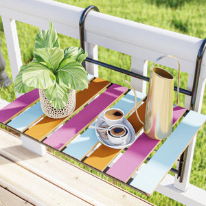 Mesa colgante de balcón Petäjävesi [en.casa] - premiumXL