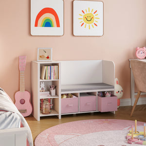 Estantería para niños con banco Høylandet [en.casa]