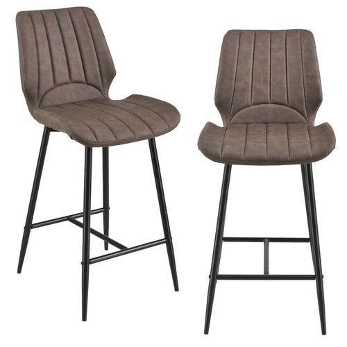 Set de 2 taburetes de bar Östersund en varias versiones en.casa