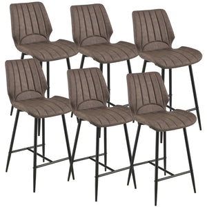 Set de 6 taburetes de bar Östersun en varios colores en.casa