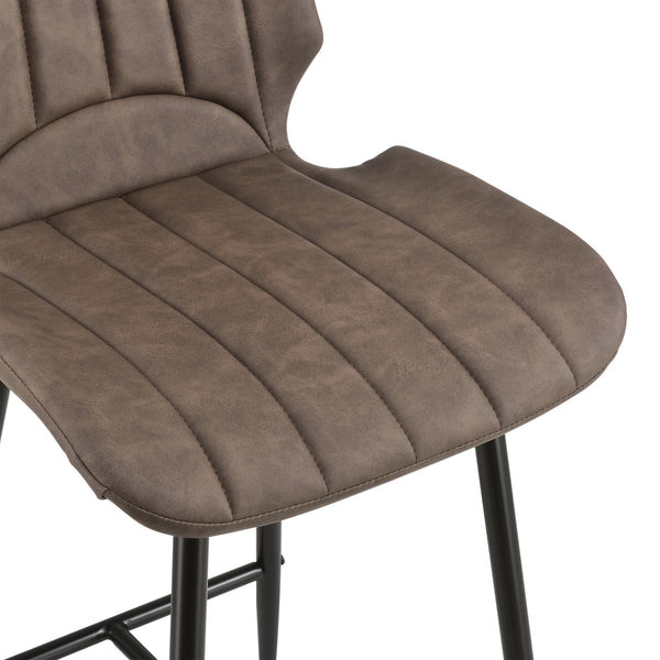 Set de 4 taburetes de bar Östersund en varias versiones en.casa