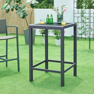 Outdoor - Mesa de bar Avise aluminio vidrio antracita [casa.pro] - premiumXL