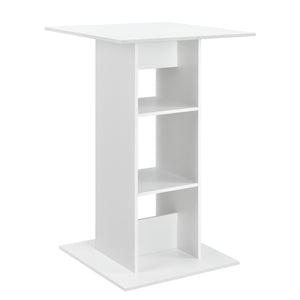 Mesa de bar Visby 110x70x70 cm con 3 estantes en.casa