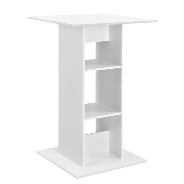 Mesa de bar Visby 110x70x70 cm con 3 estantes en.casa