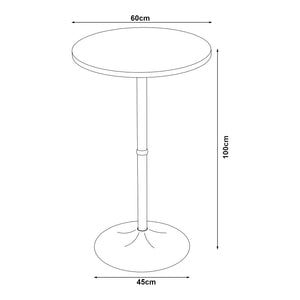 Mesa de bar Vantaa 100x60 cm [en.casa]