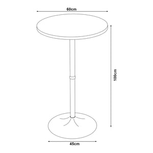 Mesa de bar Vantaa 100x60 cm [en.casa]