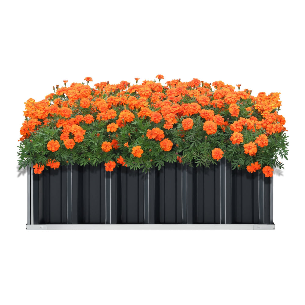 Cama de cultivo Zevenaar acero gris antracita en varios tamaños [en.casa] - premiumXL