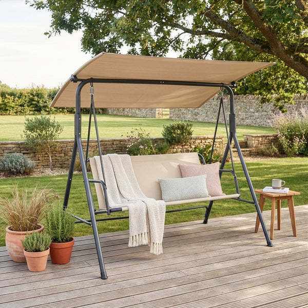 Columpio de jardín Satten para 3 personas [en.casa]