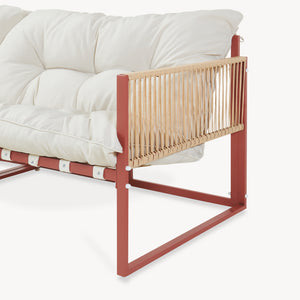 Conjunto de muebles de jardín Karg mesa y sofá modular [casa.pro]