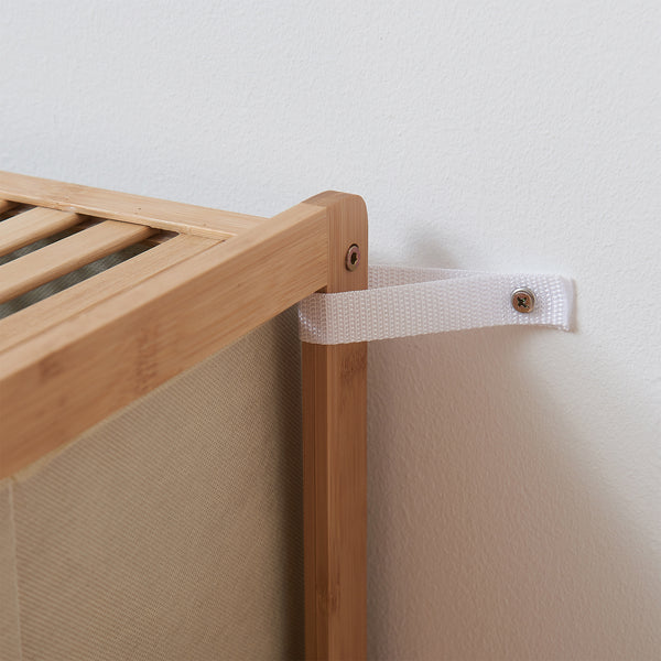 Cómoda Maldon con cajones de tela Natural/Beige [en.casa]