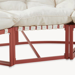 Conjunto de muebles de jardín Karg mesa y sofá modular [casa.pro]