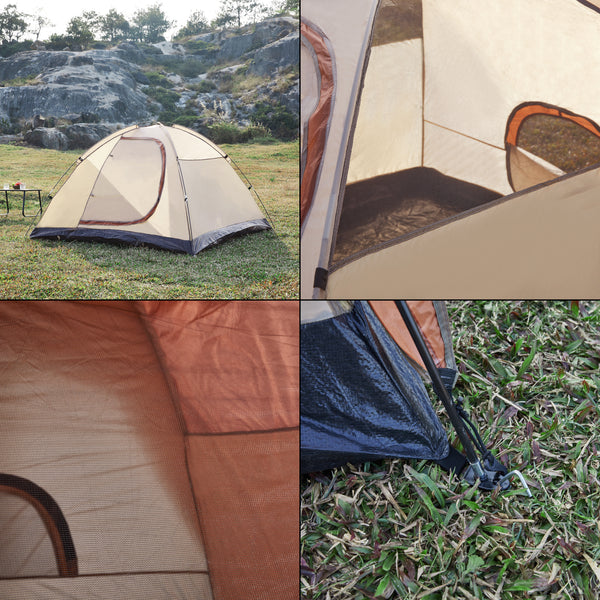 Tienda de campaña Bergeijk 213x213x130cm en varios colores [pro.tec]