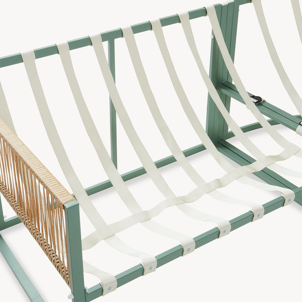 Conjunto de muebles de jardín Karg mesa y sofá modular [casa.pro]