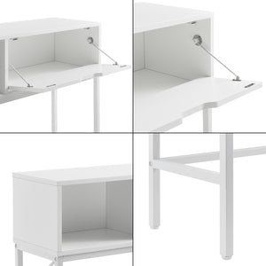 Mesa consola Tranemo 92x30x80cm en varios colores [en.casa]