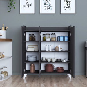 Armario auxiliar Sirdal 103,5x90x30 cm en varios colores [en.casa]