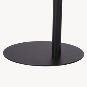 Mesa auxiliar Nastätten trapezoidal interior/exterior metal 50x50x38cm [en.casa]
