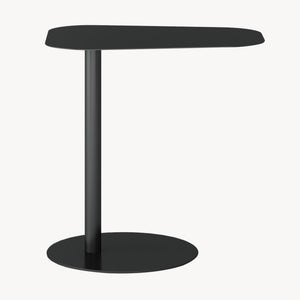 Mesa auxiliar Nastätten trapezoidal interior/exterior metal 50x50x38cm [en.casa]