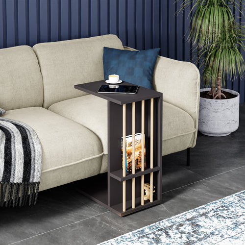 Mesa auxiliar Siikainen 65x44x29 cm [en.casa] - premiumXL