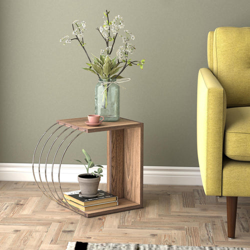 Mesa auxiliar Vefsn 46x30x42cm [en.casa] - premiumXL