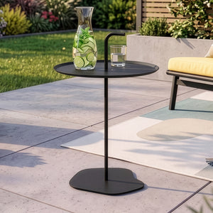 Mesa auxiliar de jardín Calimera 56,5x38 cm - [casa.pro]