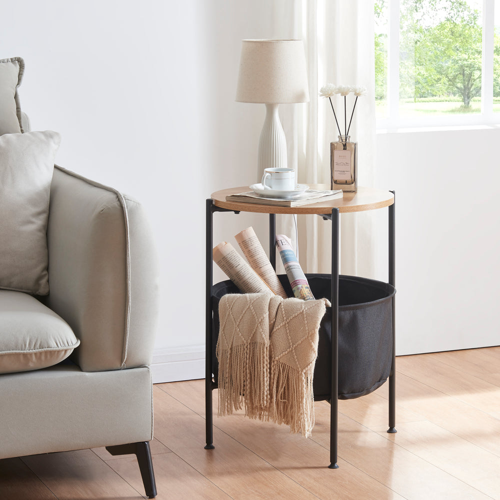 Mesa auxiliar Suonenjoki 59x47cm en varios colores [en.casa] - premiumXL