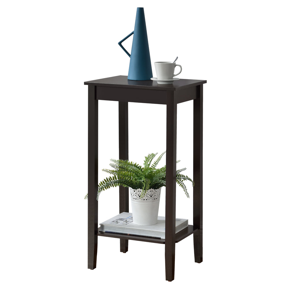 Mesa auxiliar Thun 74x38x30 cm MDF color café en.casa - premiumXL