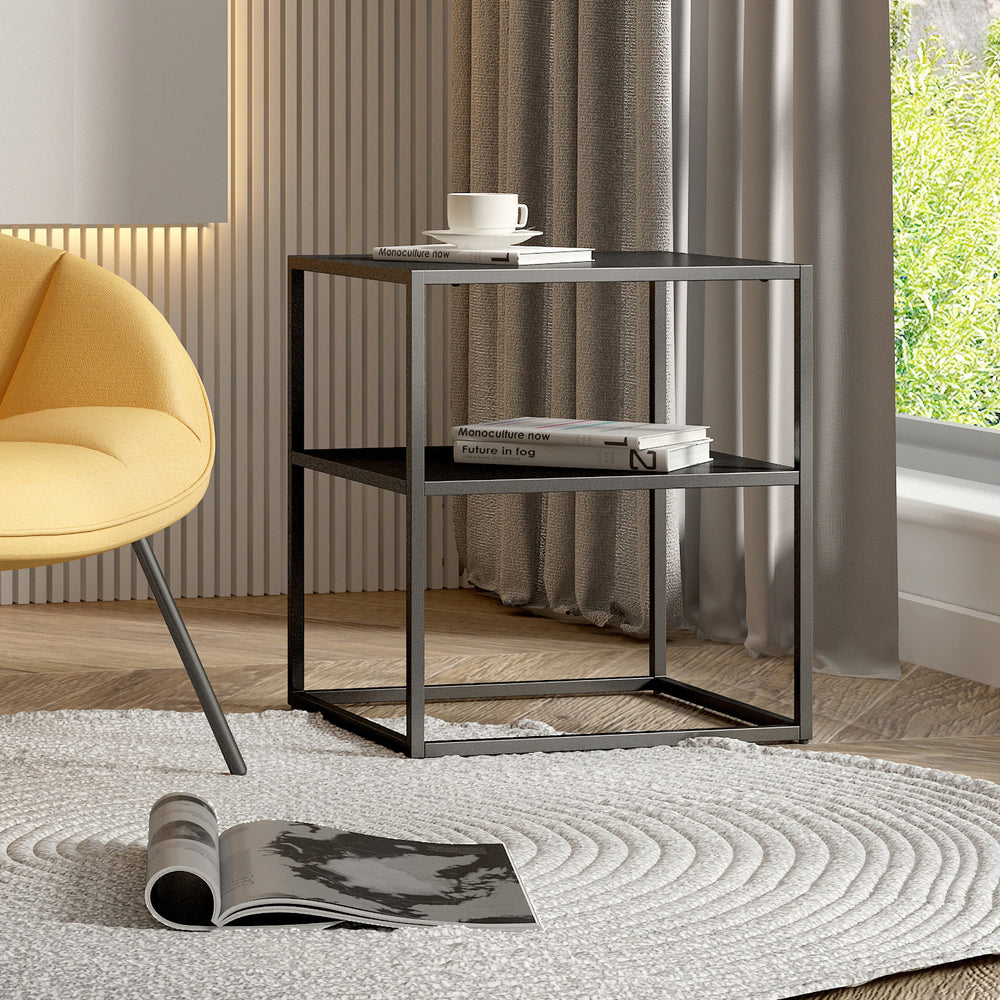 Mesa auxiliar Raahe con estante en varios colores [en.casa] - premiumXL