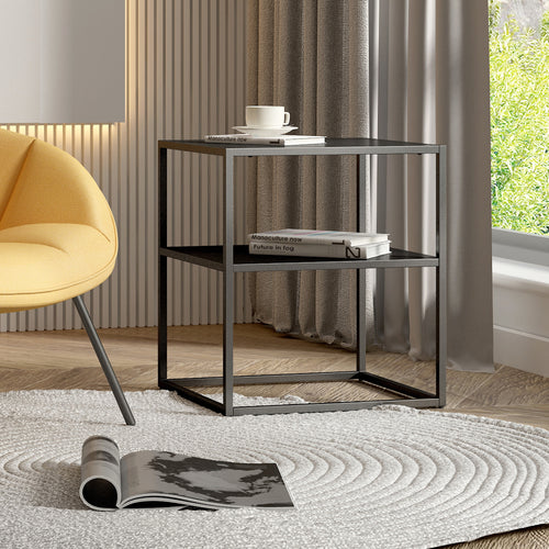 Mesa auxiliar Raahe con estante en varios colores [en.casa] - premiumXL