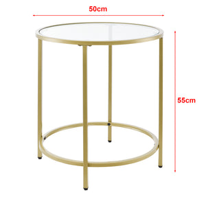 Mesa auxiliar Ähtäri estructura de acero 50 x 55 cm en varios colores en.casa