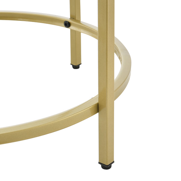 Mesa auxiliar Ähtäri estructura de acero 50 x 55 cm en varios colores en.casa