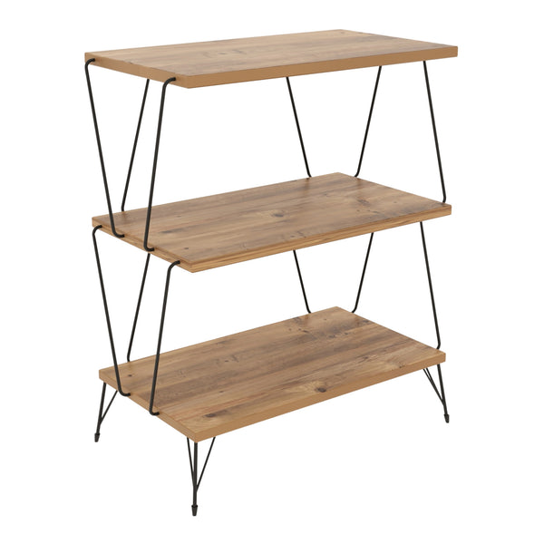 Mesa auxiliar Bamble con patas de horquilla 46x30x76cm en varios colores [en.casa]