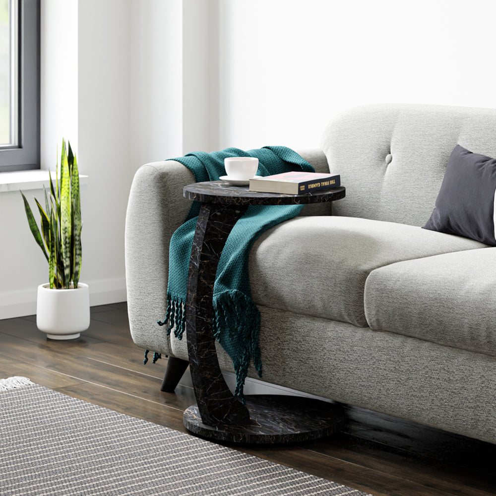 Mesa auxiliar Holeby 56 x Ø 38 cm [en.casa] - premiumXL