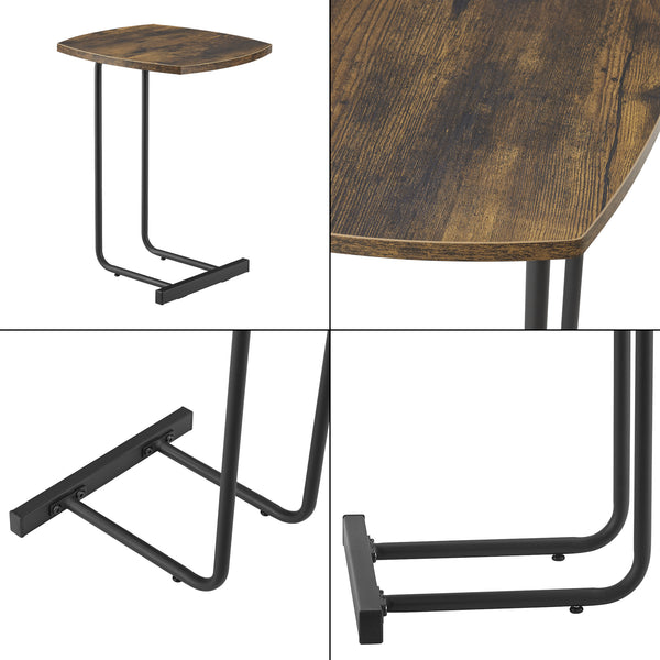 Mesa auxiliar Kjellerup 55x40x40cm en varios colores [en.casa]