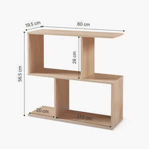 Mesa auxiliar Koxjö 57x60x20 cm [en.casa]