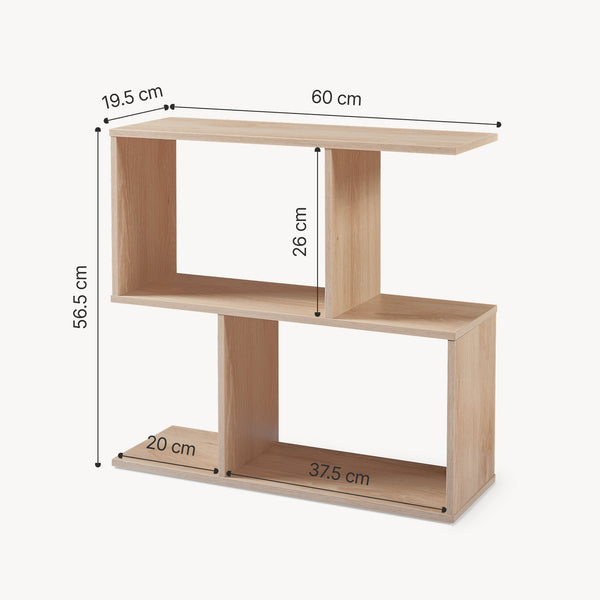 Mesa auxiliar Koxjö 57x60x20 cm [en.casa]