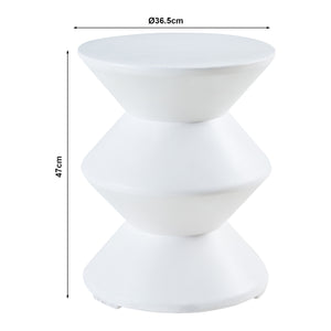 Mesa auxiliar Kyppeslo 47xØ37 cm [en.casa]