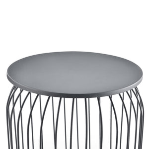 Set de 3 cestas de metal mesa auxiliar Amherst en varios colores en.casa