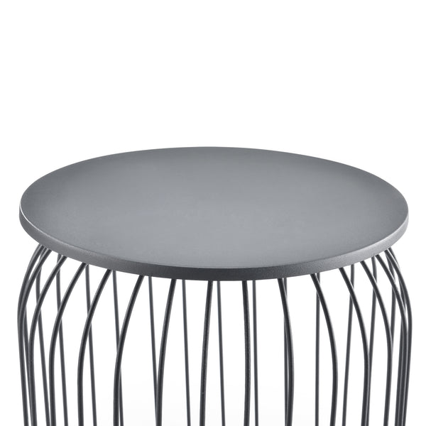 Set de 3 cestas de metal mesa auxiliar Amherst en varios colores en.casa