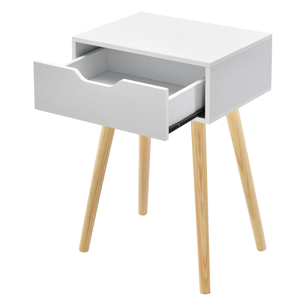 Mesa de Centro Östersund con Cajón aglomerado 60 x 40 x 29,5 cm - En diferentes colores [en.casa]