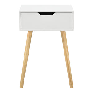 Mesa de Centro Östersund con Cajón aglomerado 60 x 40 x 29,5 cm - En diferentes colores [en.casa]