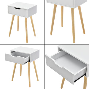 Mesa de Centro Östersund con Cajón aglomerado 60 x 40 x 29,5 cm - En diferentes colores [en.casa]