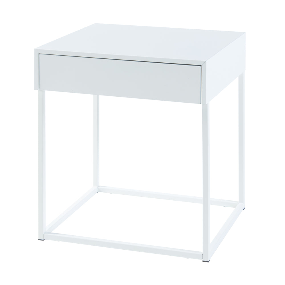 Mesa auxiliar Rautjärvi 50x43x41cm de acero en varios colores [en.casa] - premiumXL