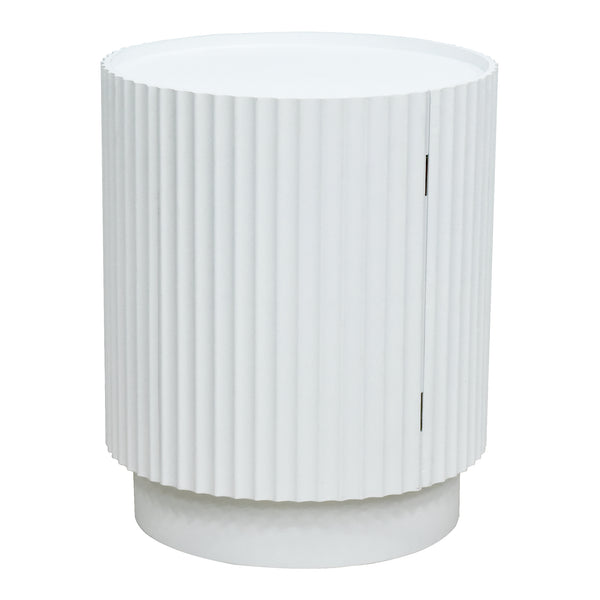 Mesa auxiliar Rill con puerta [en.casa]