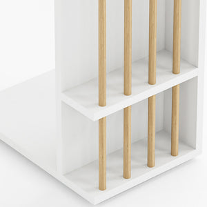 Mesa auxiliar Siikainen 65x44x29 cm [en.casa]