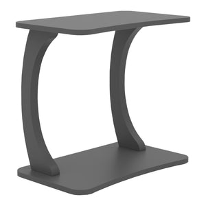 Mesa auxiliar Stattela en forma de C 59x35x56 cm [en.casa]