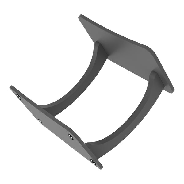 Mesa auxiliar Stattela en forma de C 59x35x56 cm [en.casa]